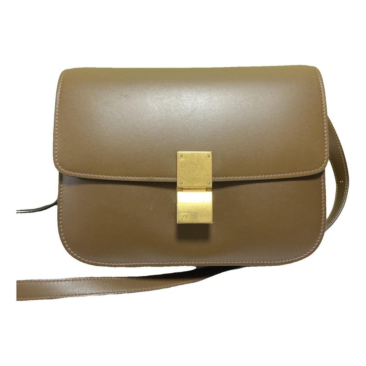 Classic leather crossbody bag