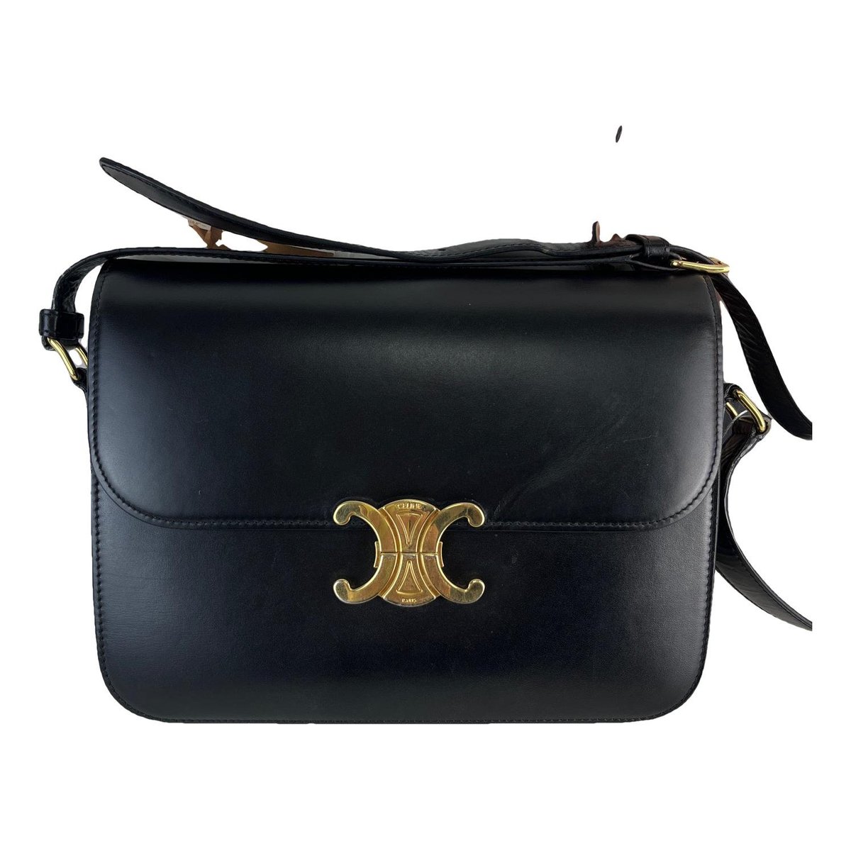 Triomphe leather handbag