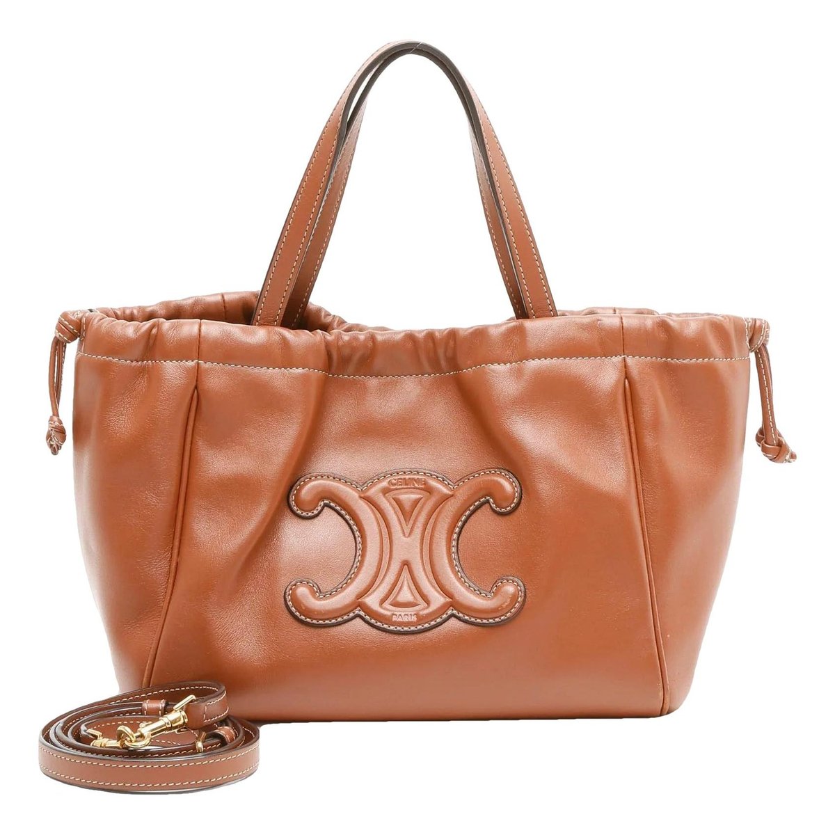 Cabas leather tote