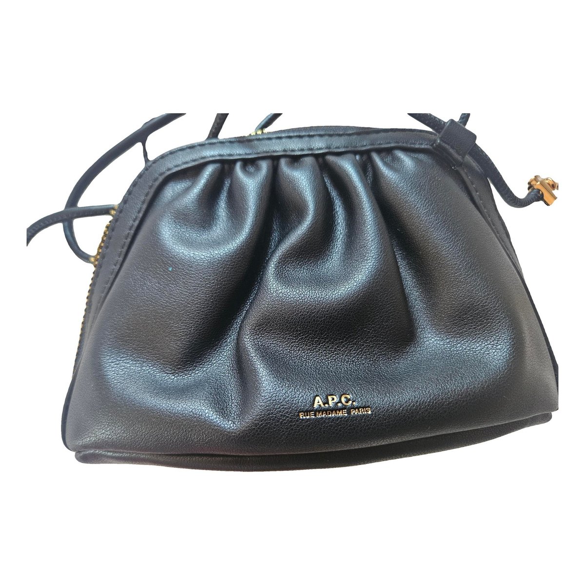 Vegan leather clutch bag