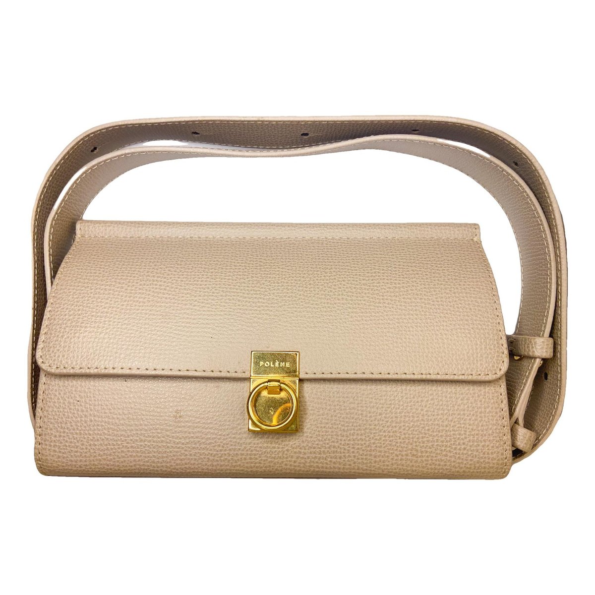 Leather clutch bag