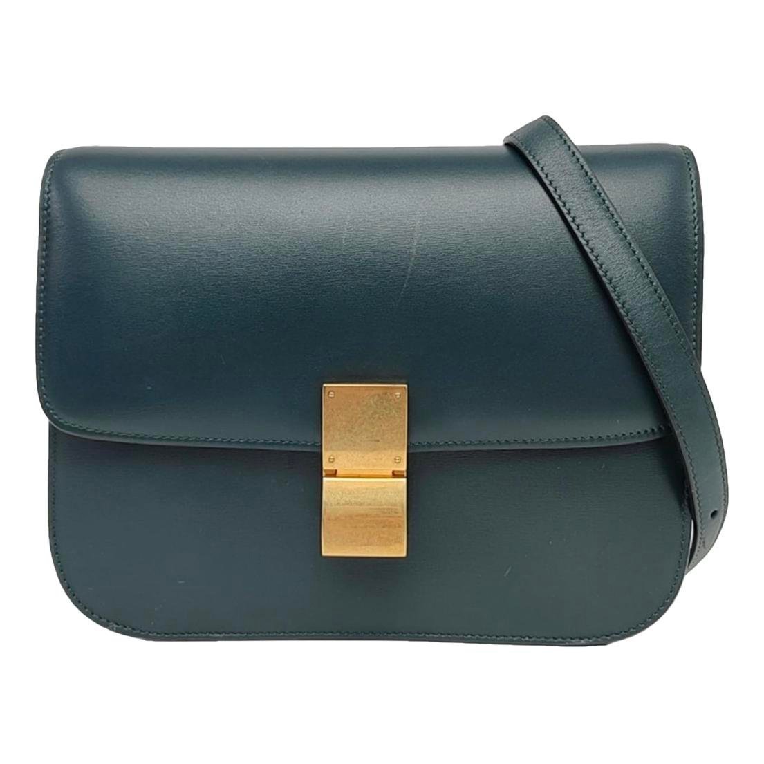 Classic leather crossbody bag
