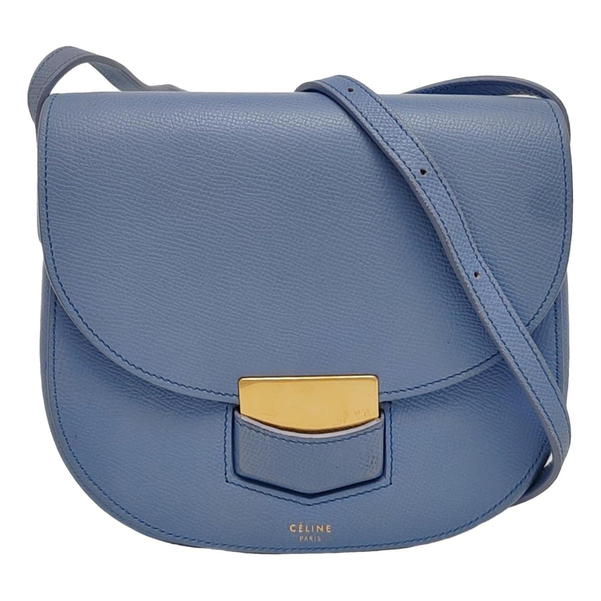 Trotteur leather crossbody bag