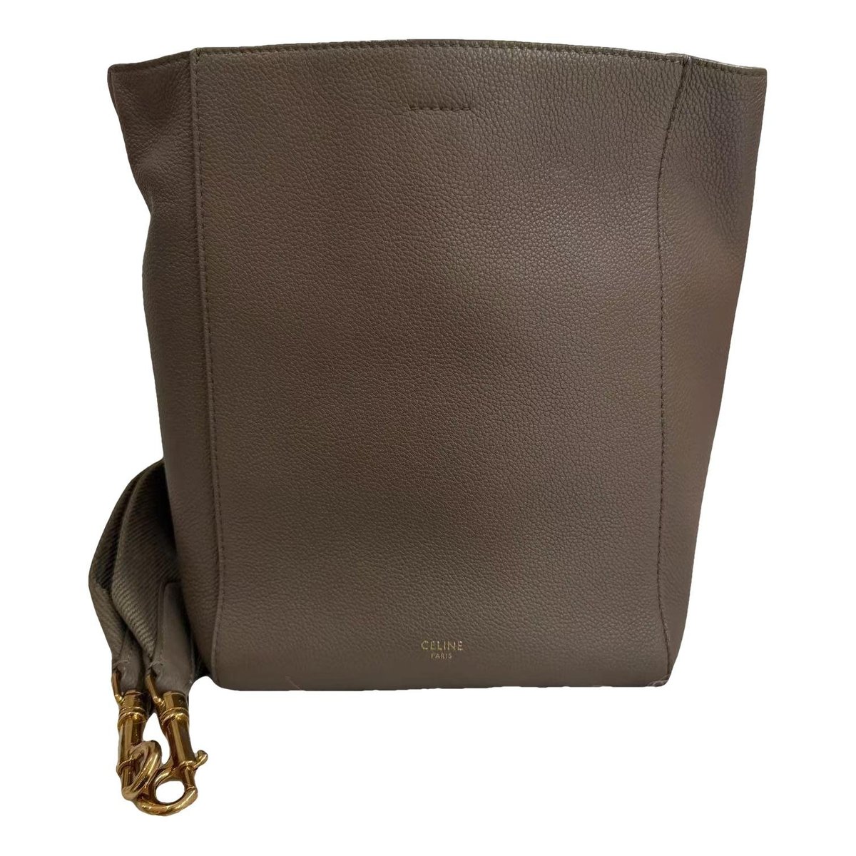 Seau Sangle leather handbag