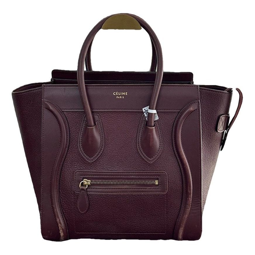 Luggage leather handbag