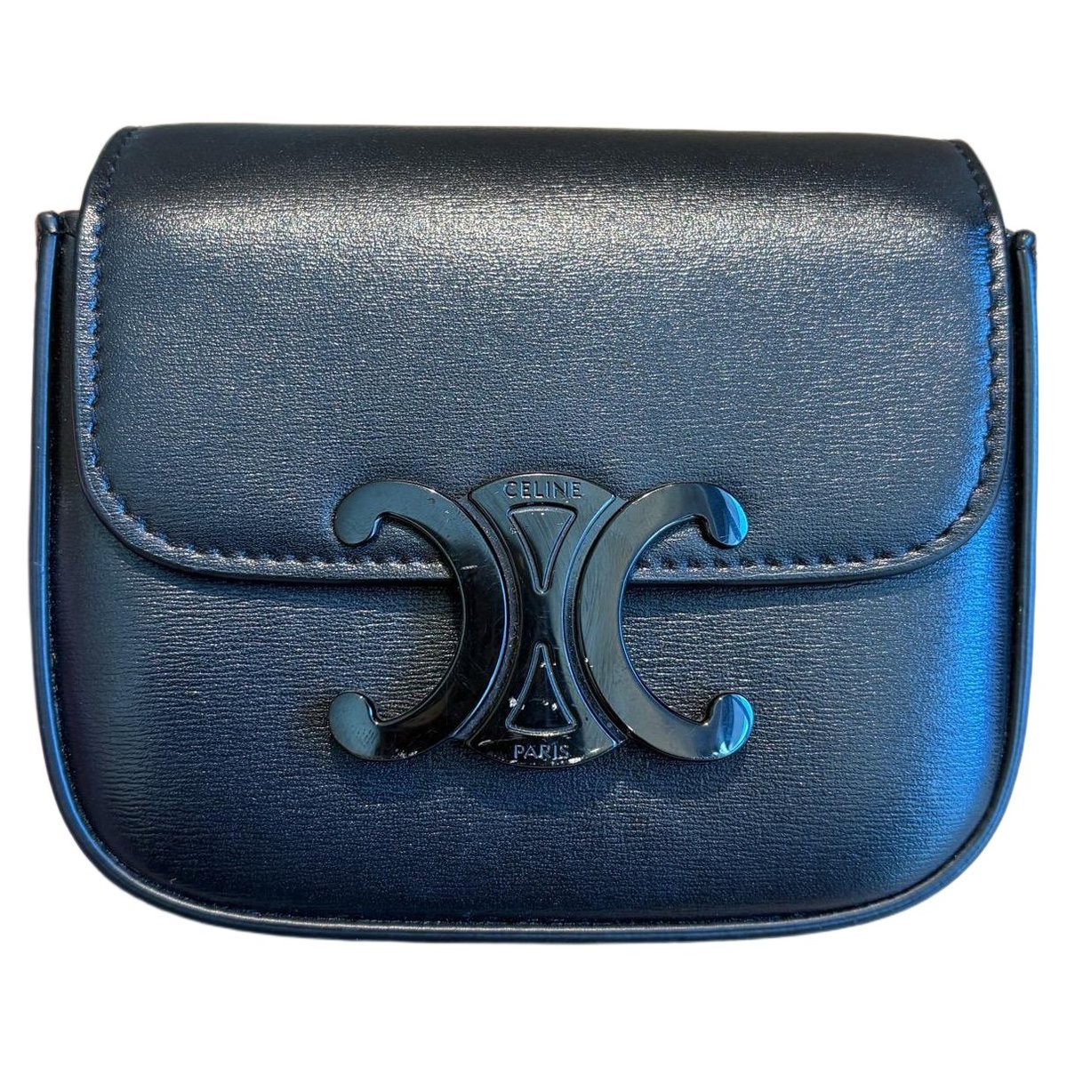 Triomphe leather handbag