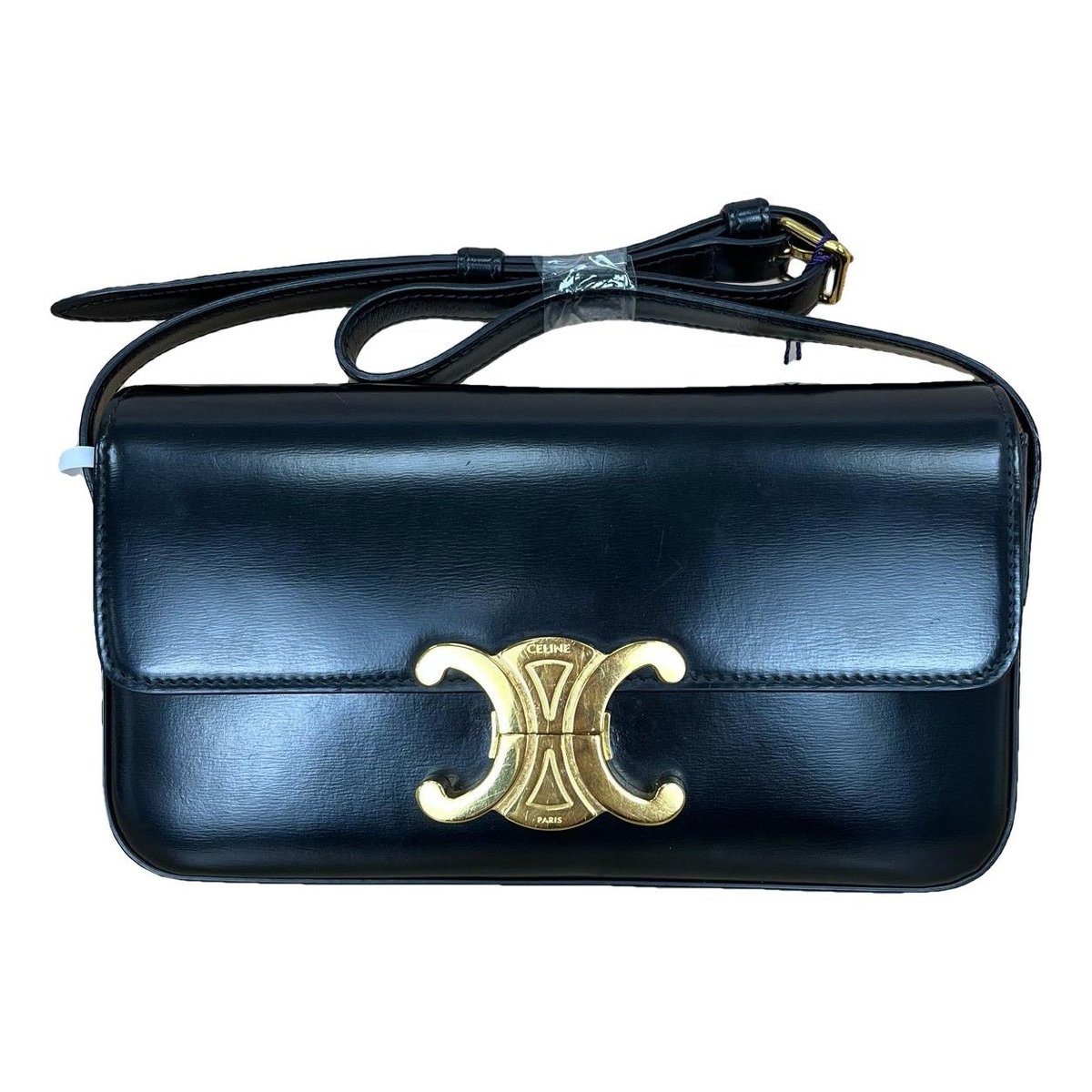 Triomphe Long leather handbag