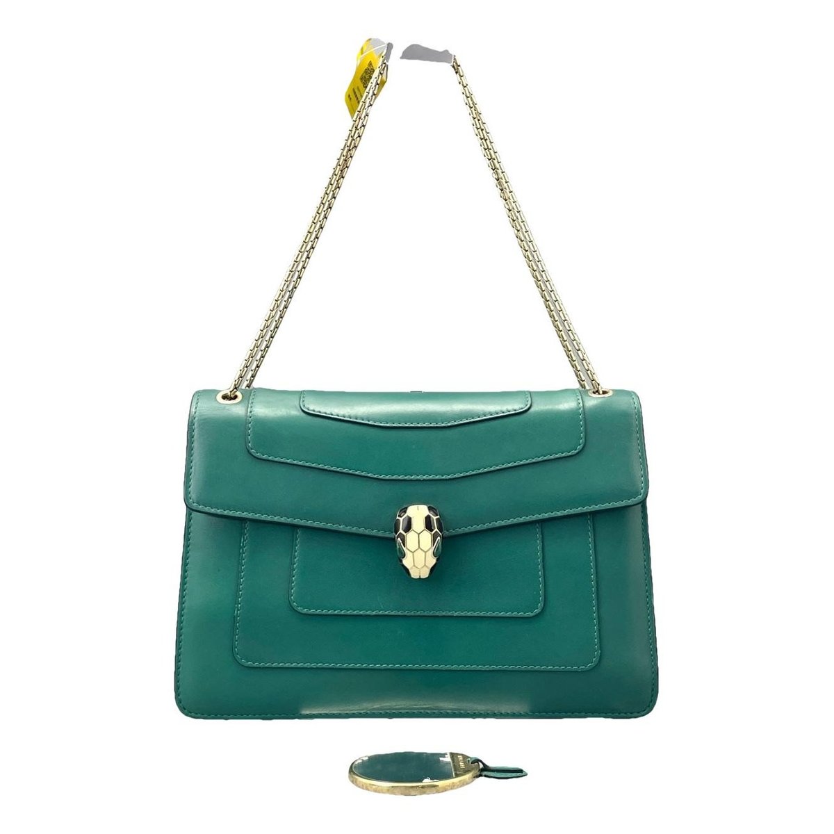 Serpenti leather handbag
