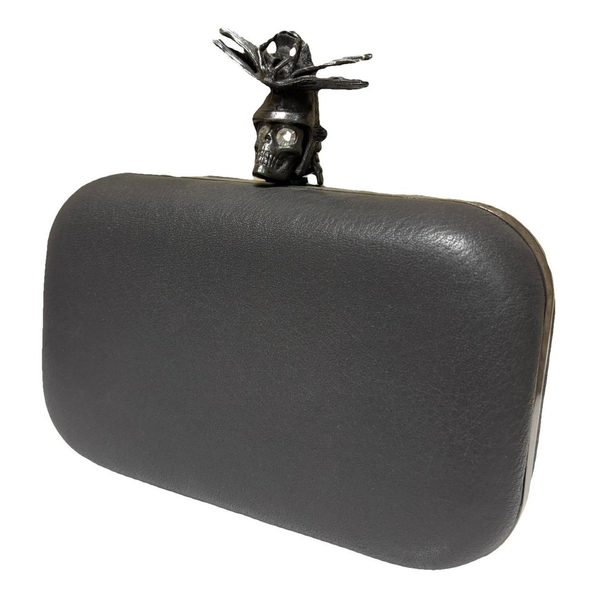 Knuckle leather handbag
