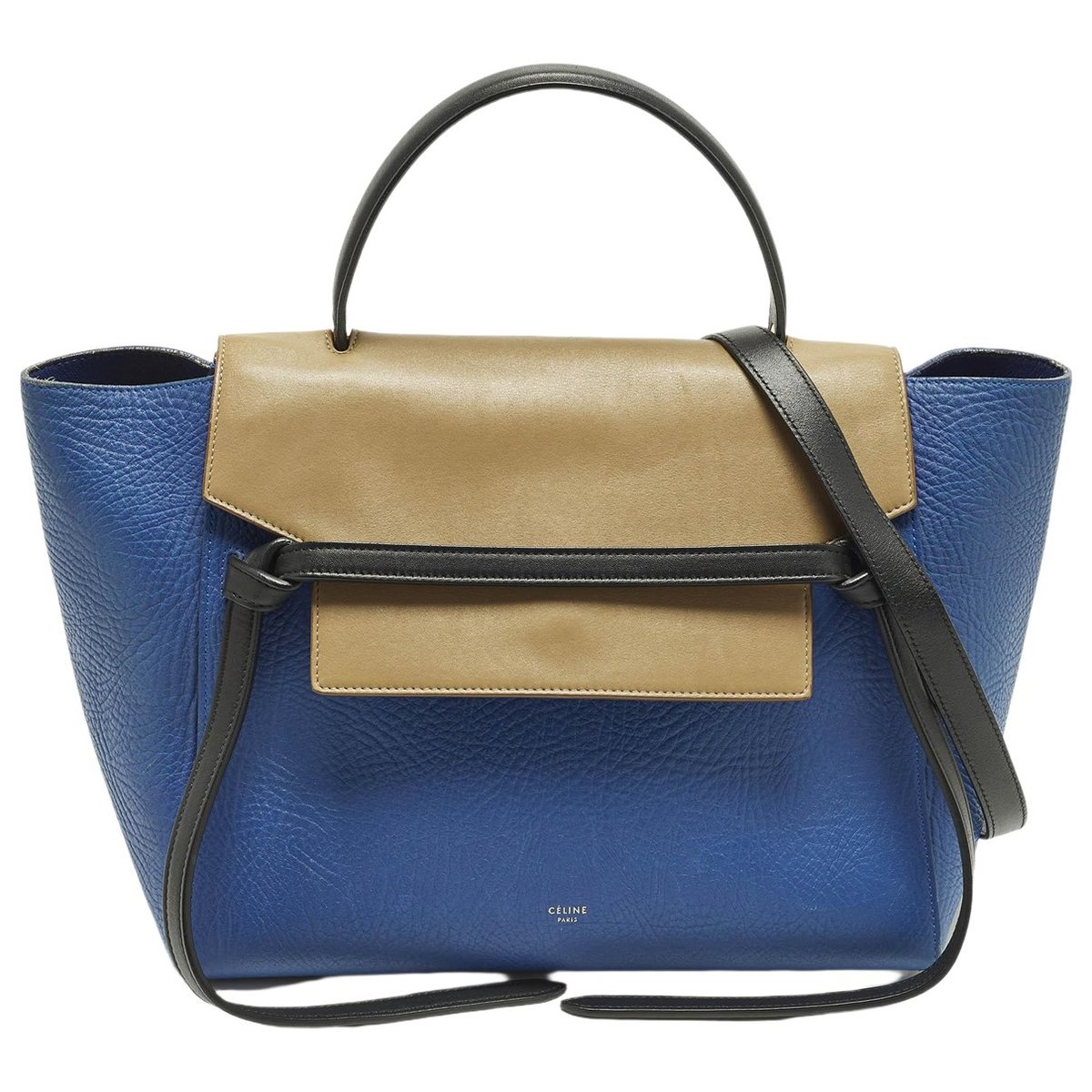 Belt leather satchel