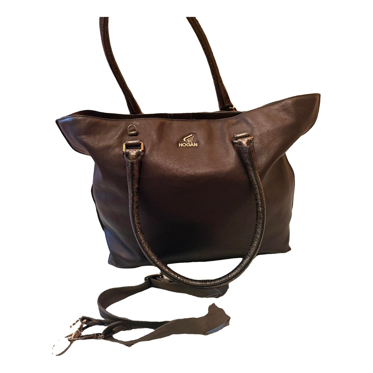 Leather tote