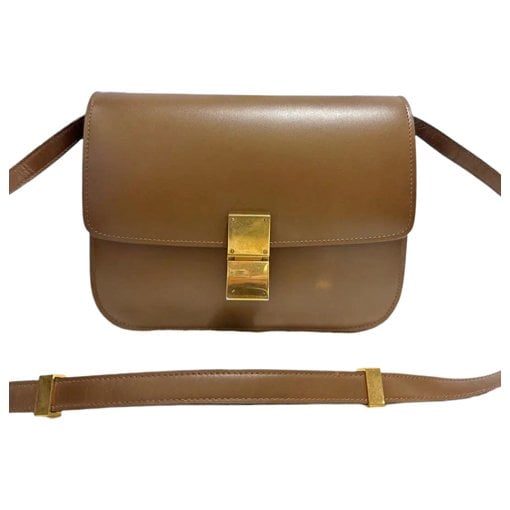 Classic leather crossbody bag