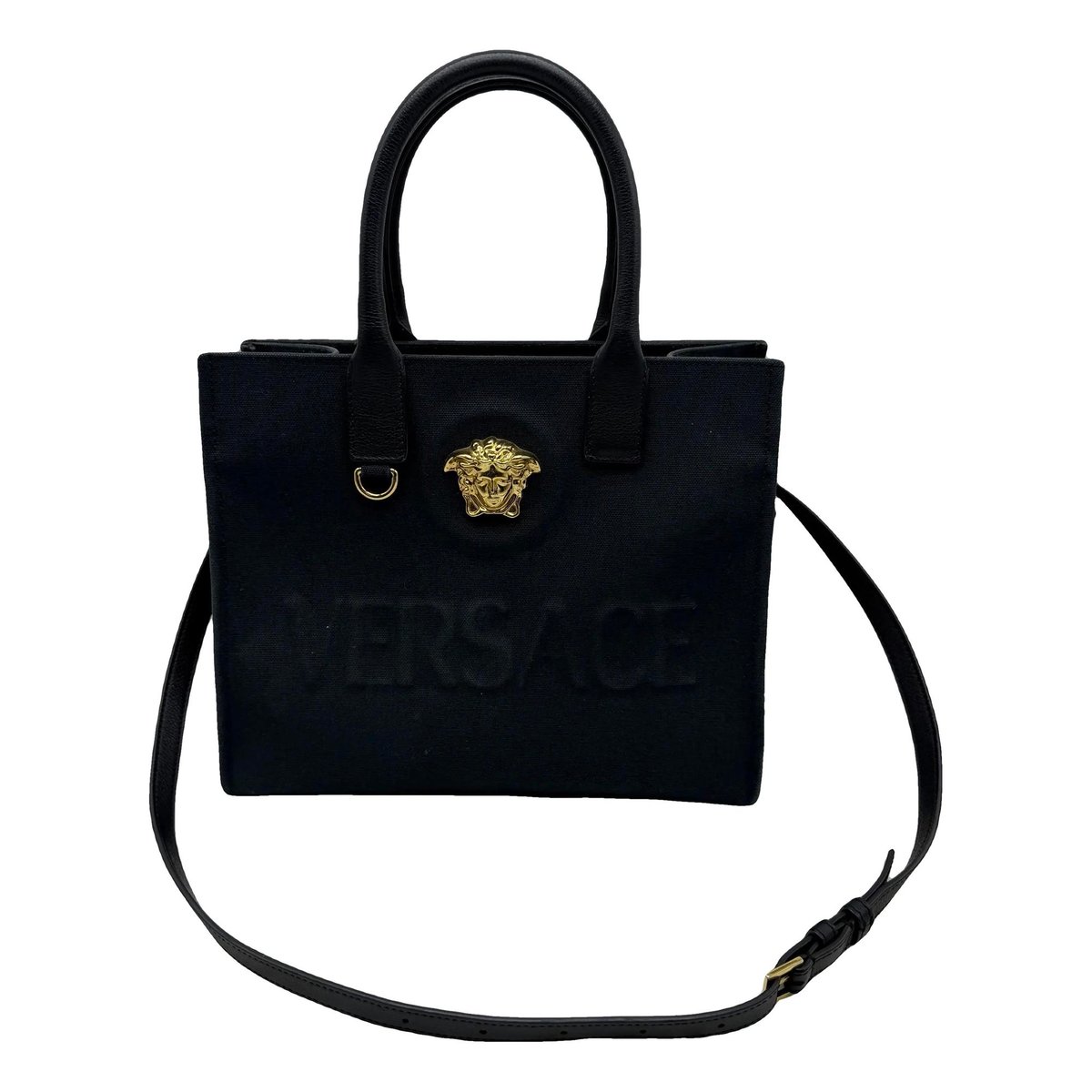 La Medusa leather handbag