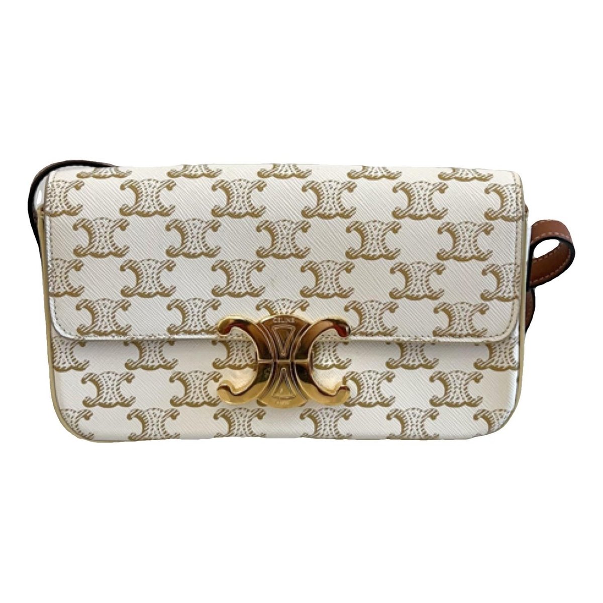 Triomphe Long leather handbag