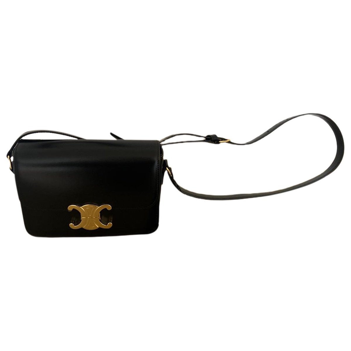 Triomphe leather handbag