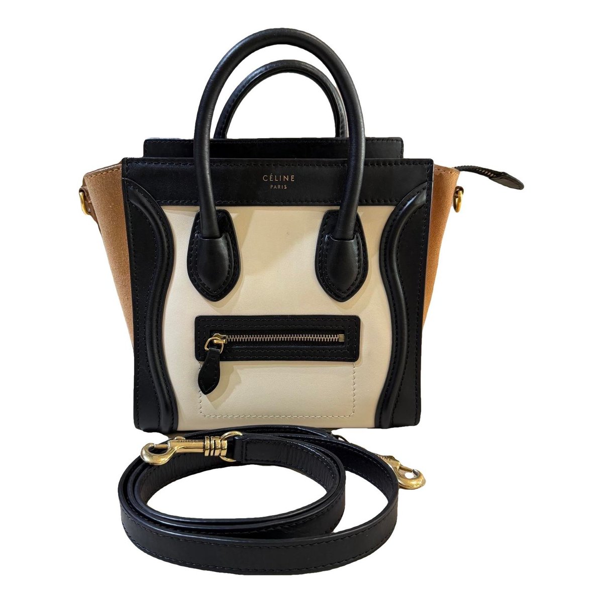 Nano Luggage leather handbag