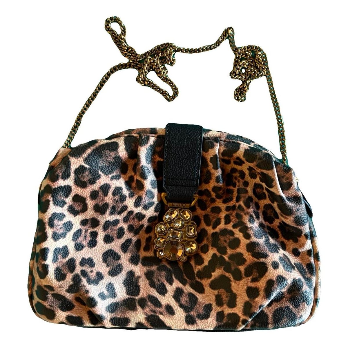 Vegan leather clutch bag