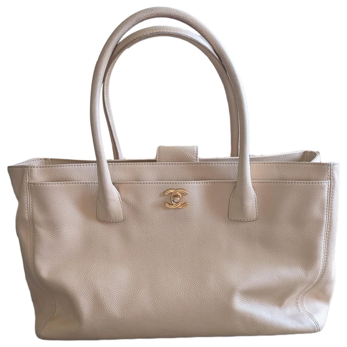 Executive leather tote