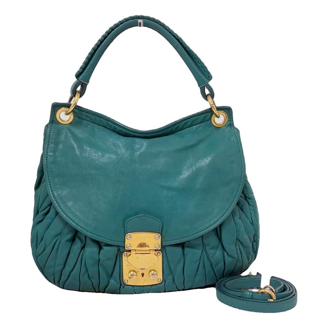 Matelassé leather crossbody bag