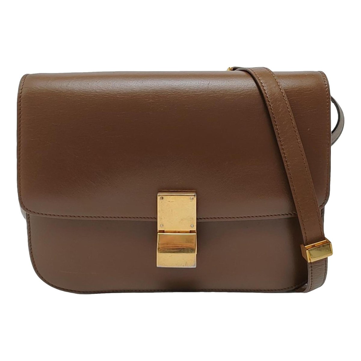 Classic leather crossbody bag