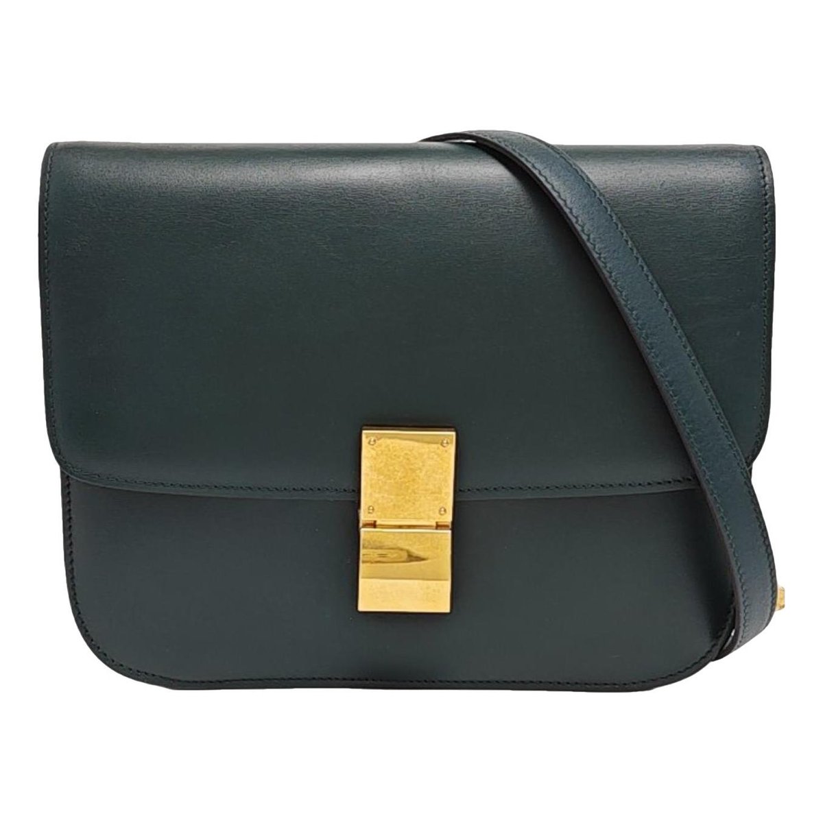 Classic leather crossbody bag