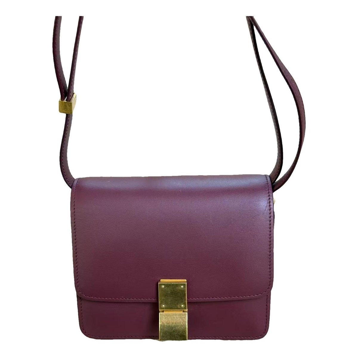 Classic leather crossbody bag
