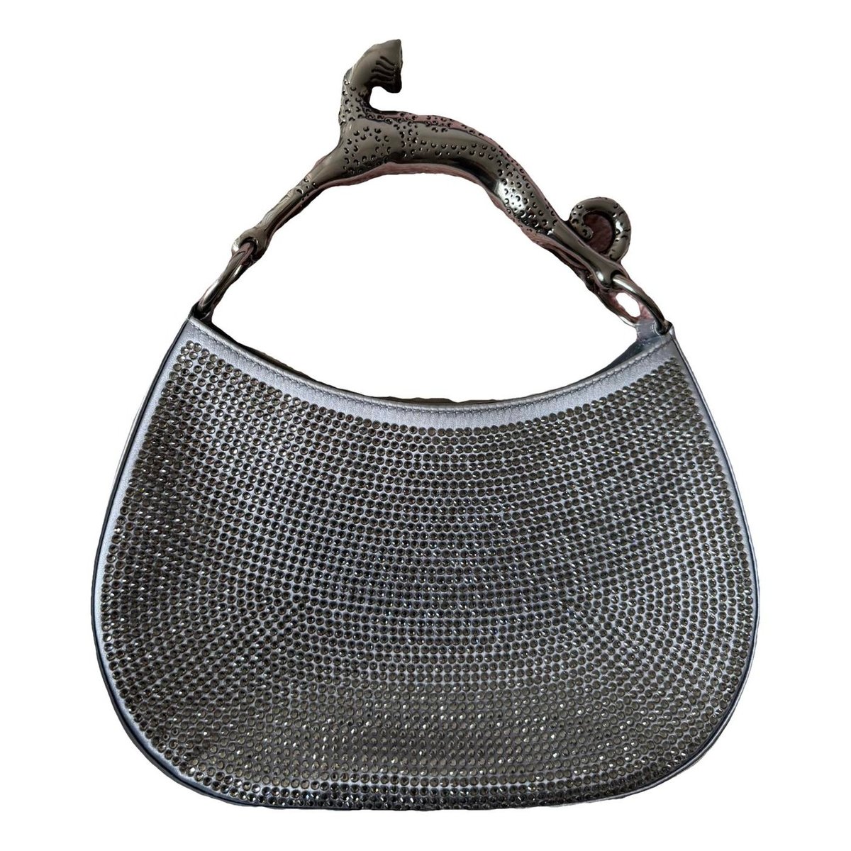 Pencil Chat silk handbag