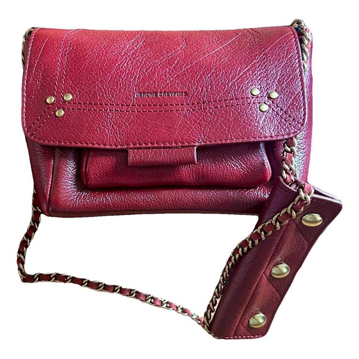 Leather crossbody bag