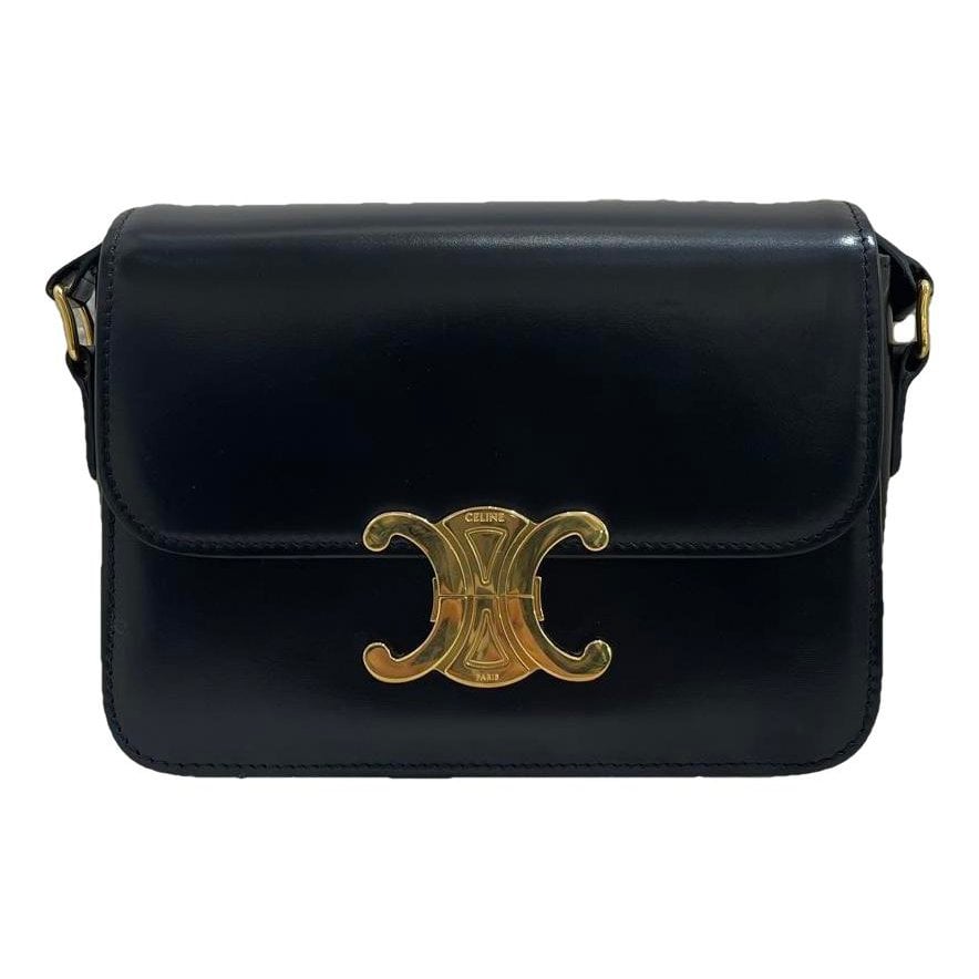 Triomphe leather handbag