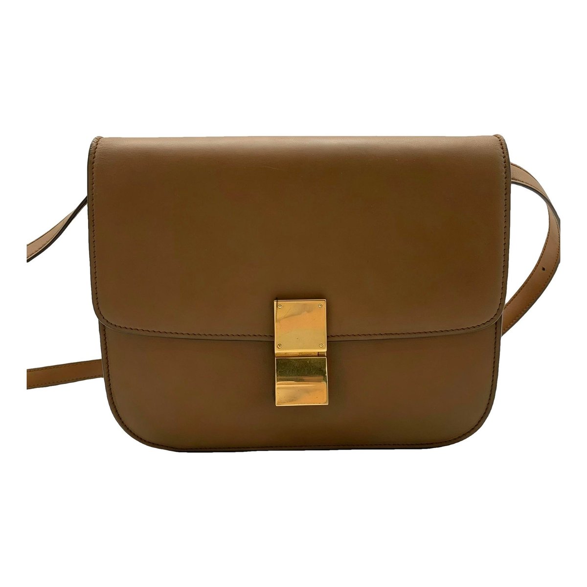 Classic leather crossbody bag
