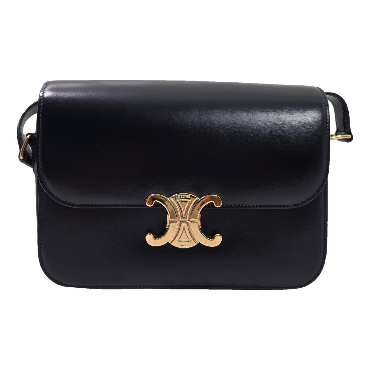 Triomphe leather handbag
