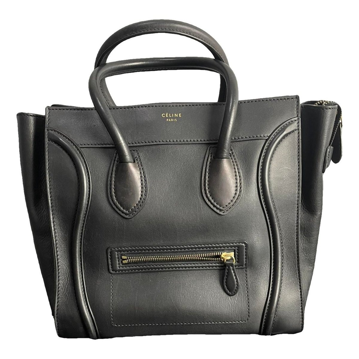Luggage leather handbag