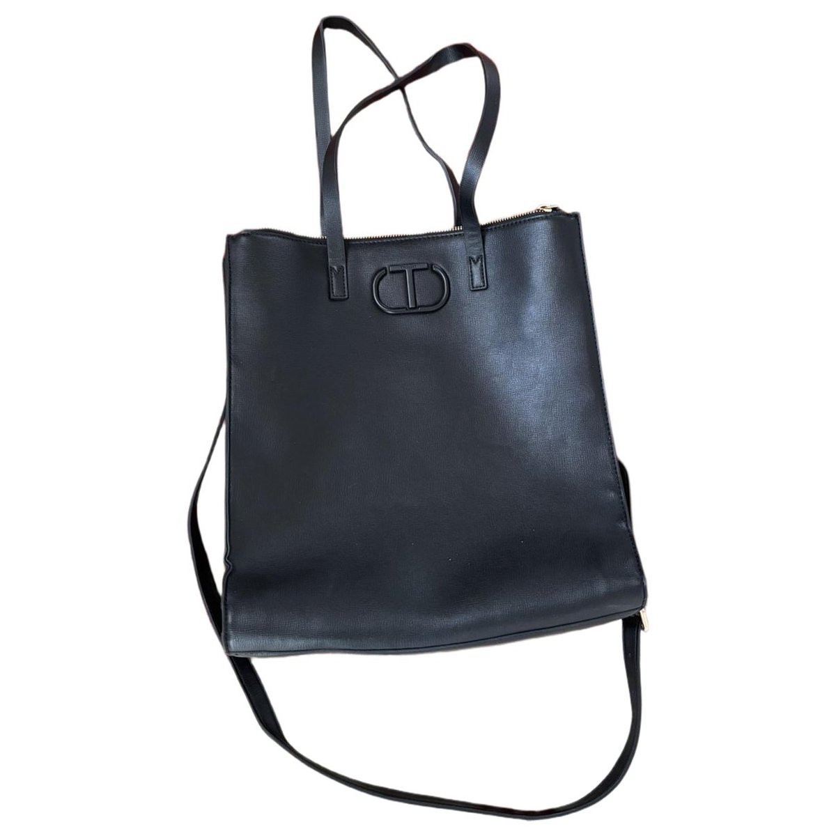 Vegan leather tote