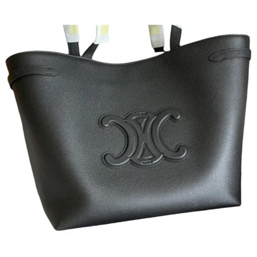 Cabas leather tote