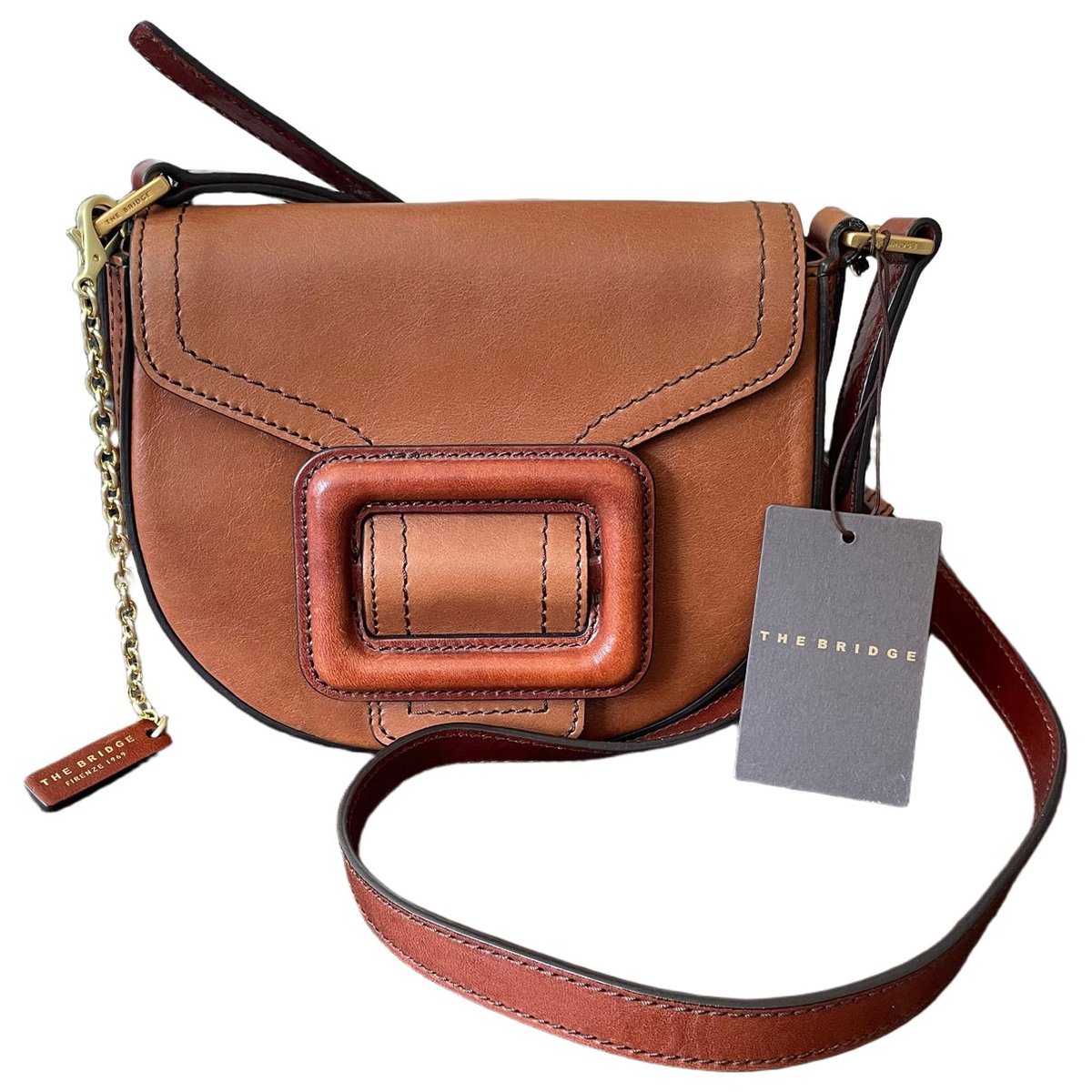 Leather crossbody bag