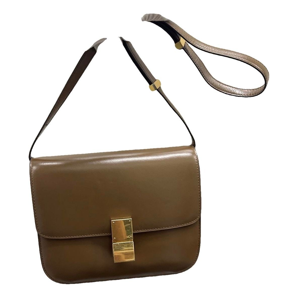 Classic leather crossbody bag