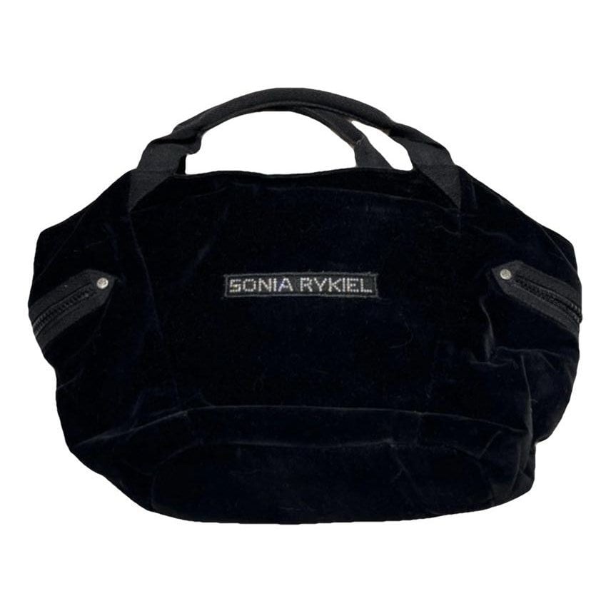 Velvet handbag