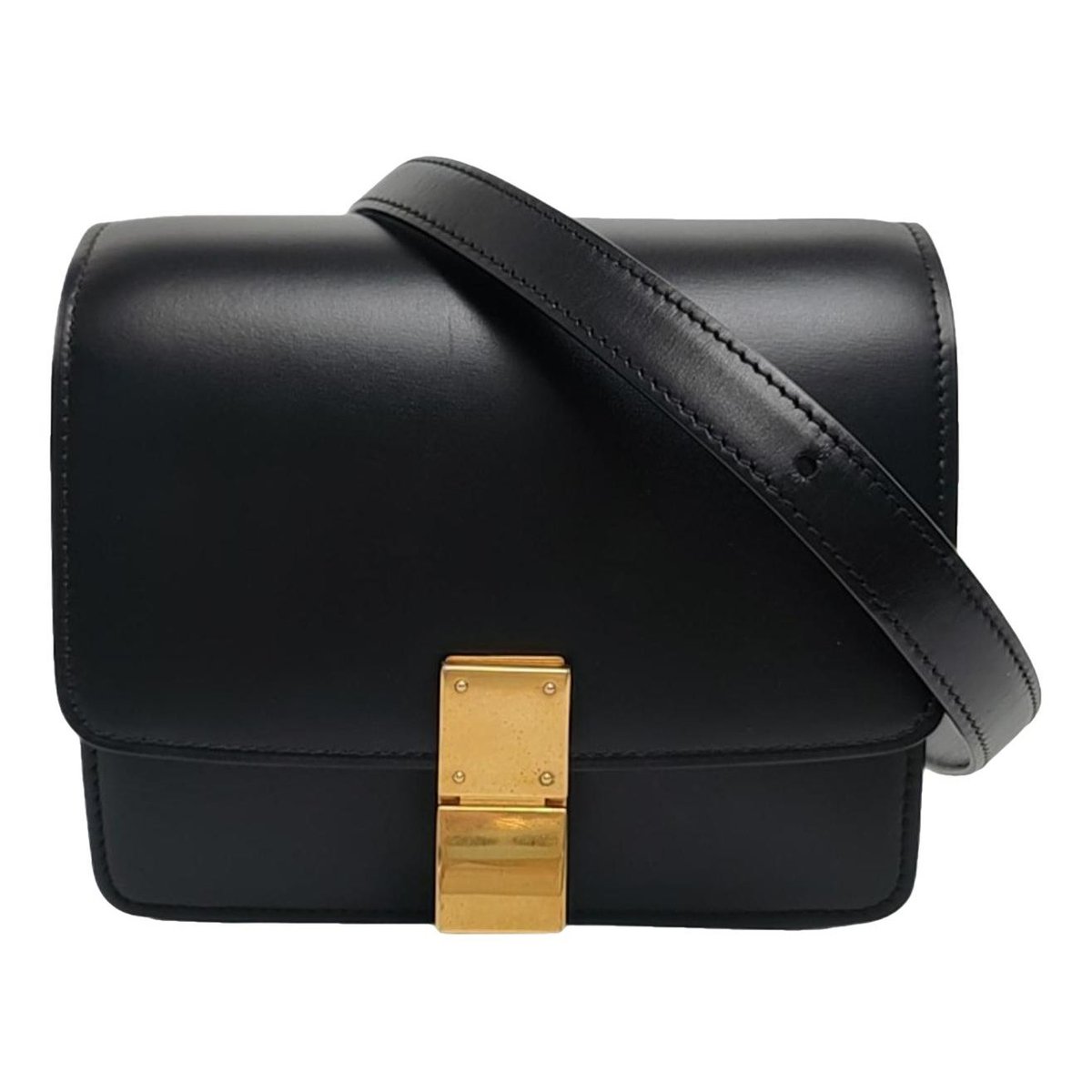 Classic leather crossbody bag