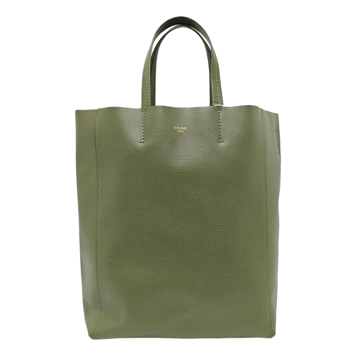Cabas leather tote
