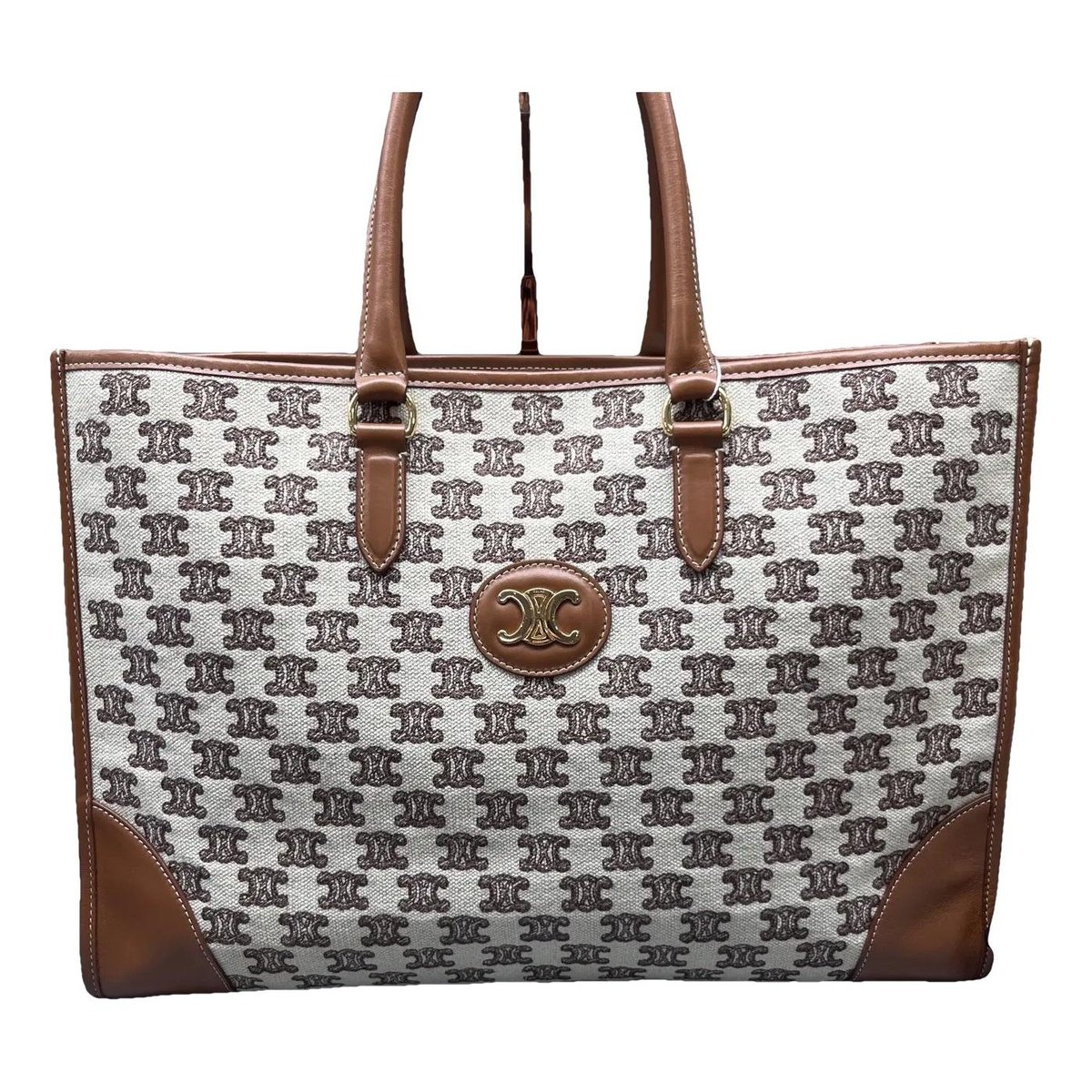 Cabas Horizotal leather handbag