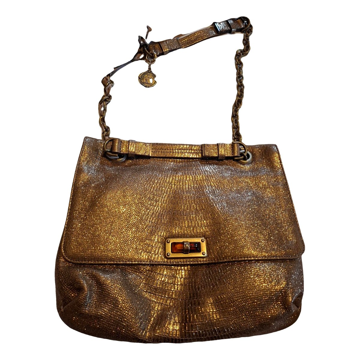 Happy leather handbag