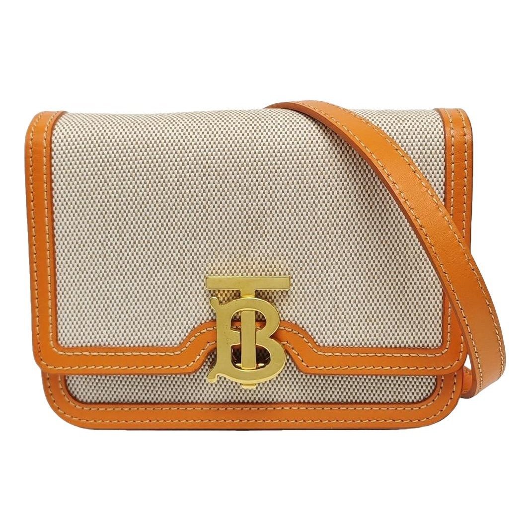 TB leather handbag
