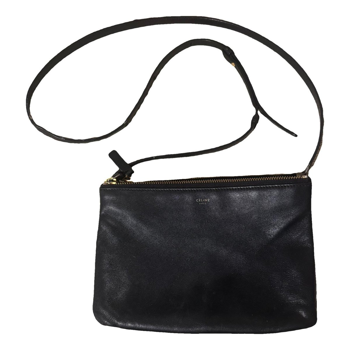 Trio leather crossbody bag