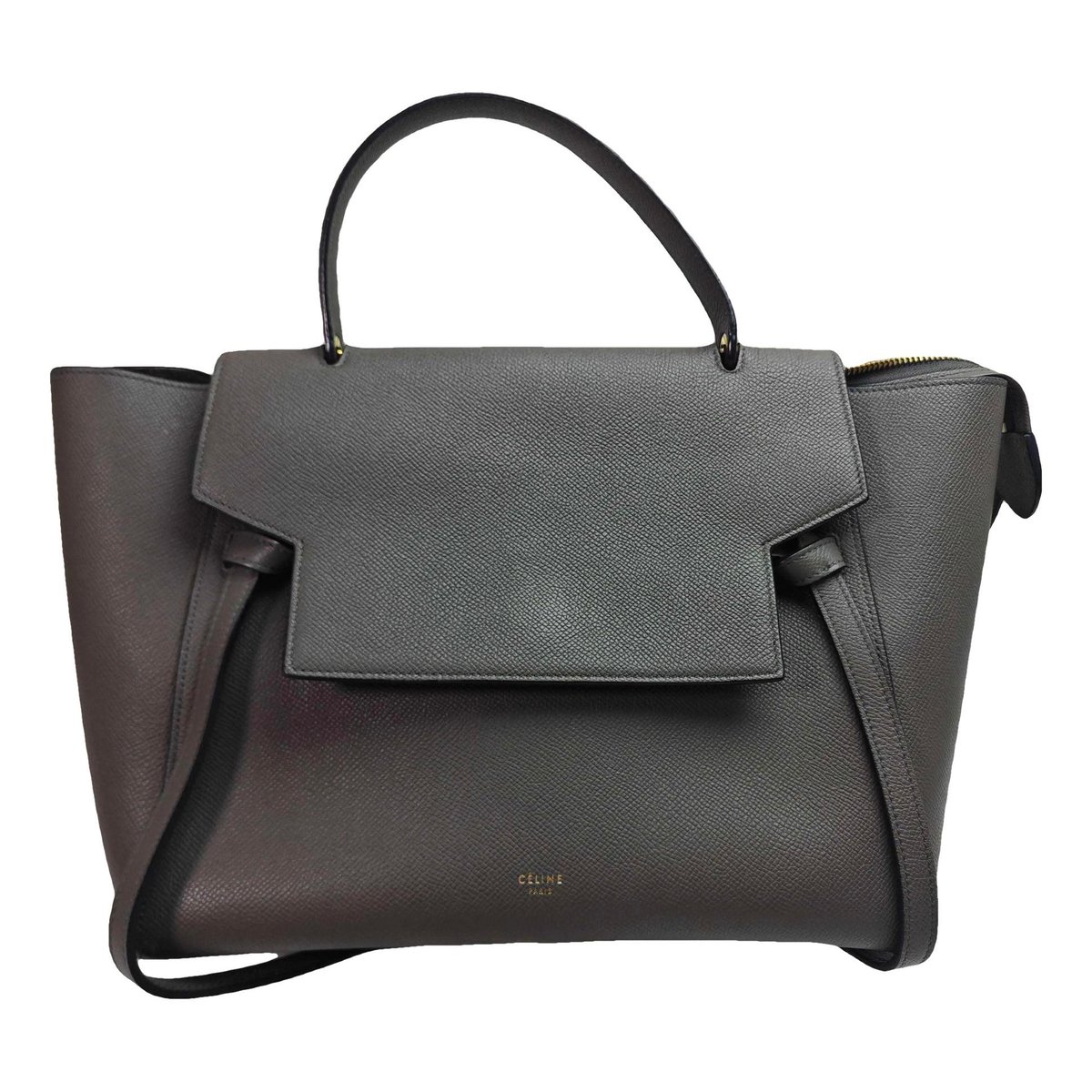 Belt leather handbag
