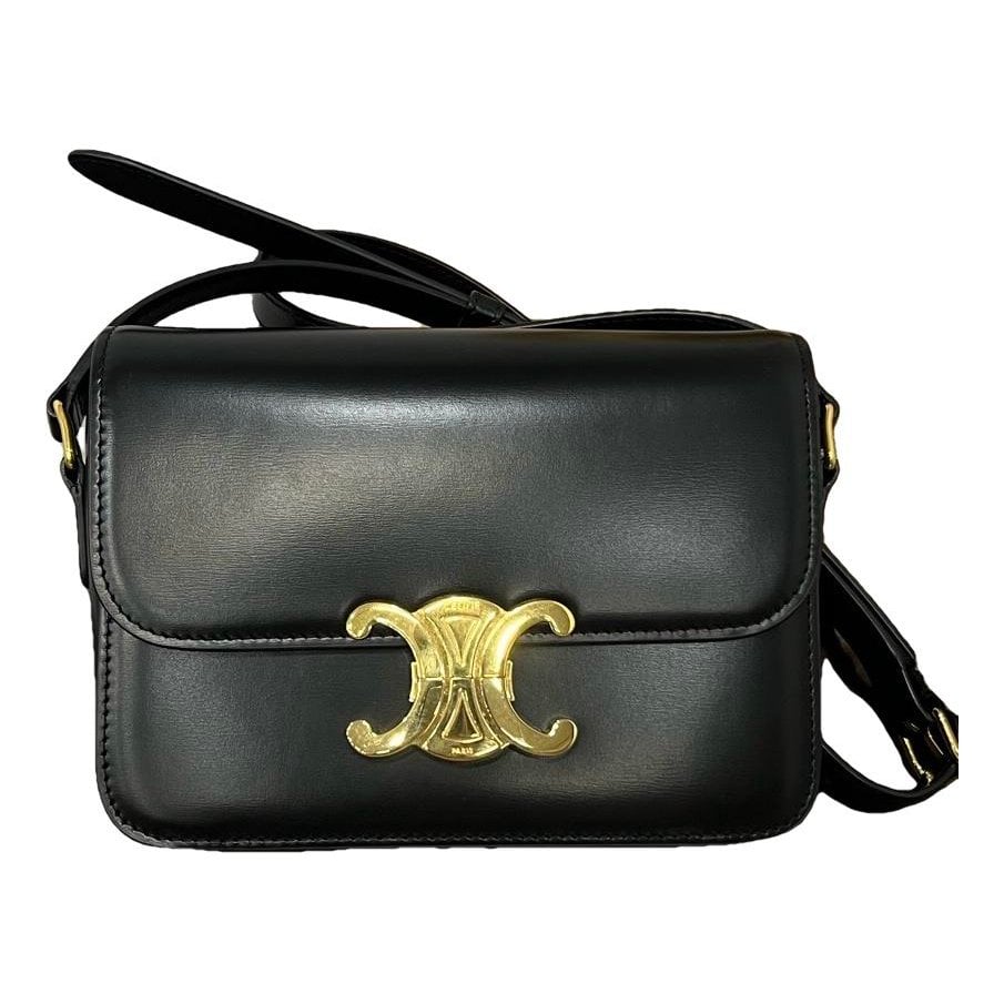 Triomphe leather handbag