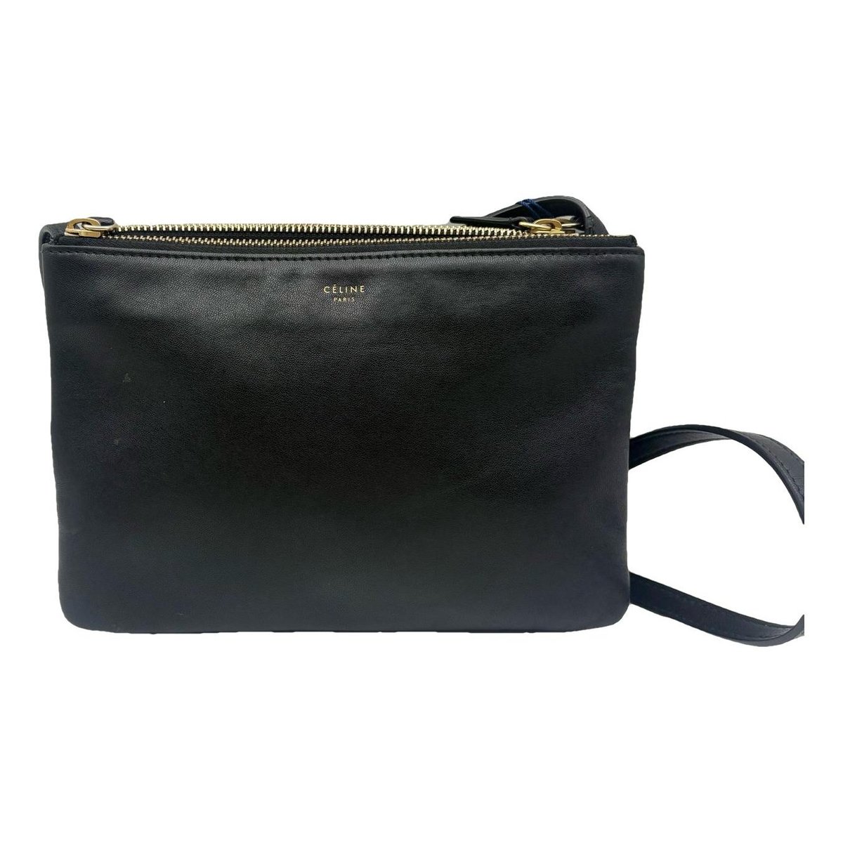 Trio leather crossbody bag