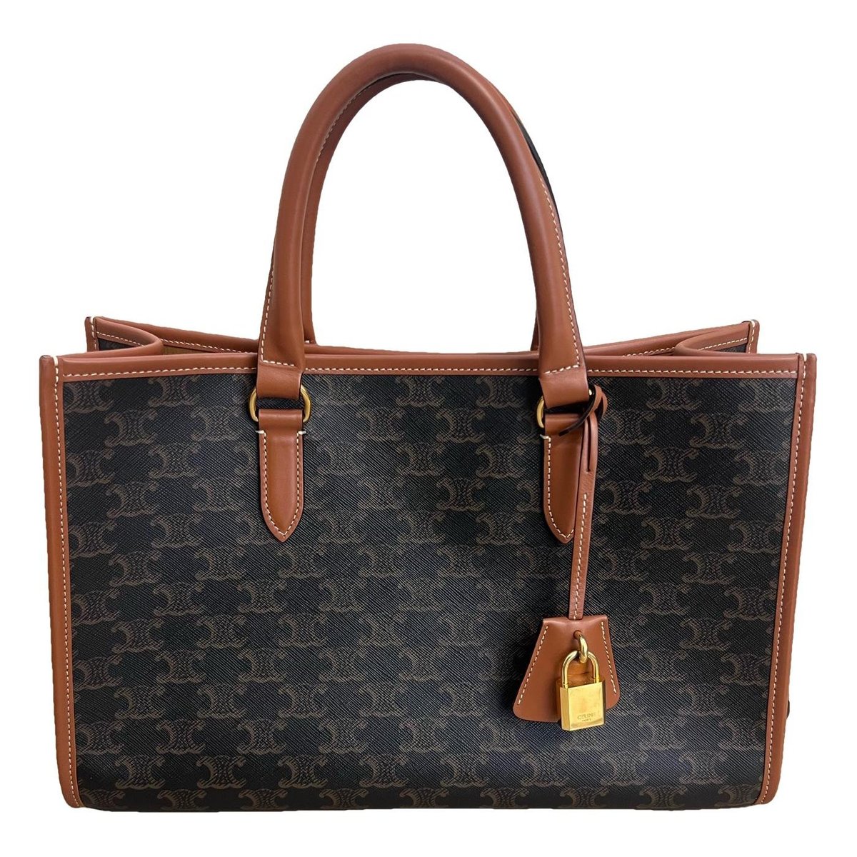 Cabas Horizotal leather handbag