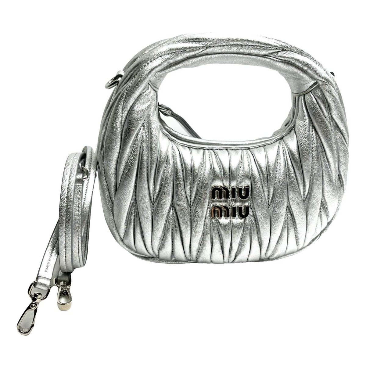 Miu Wander leather handbag