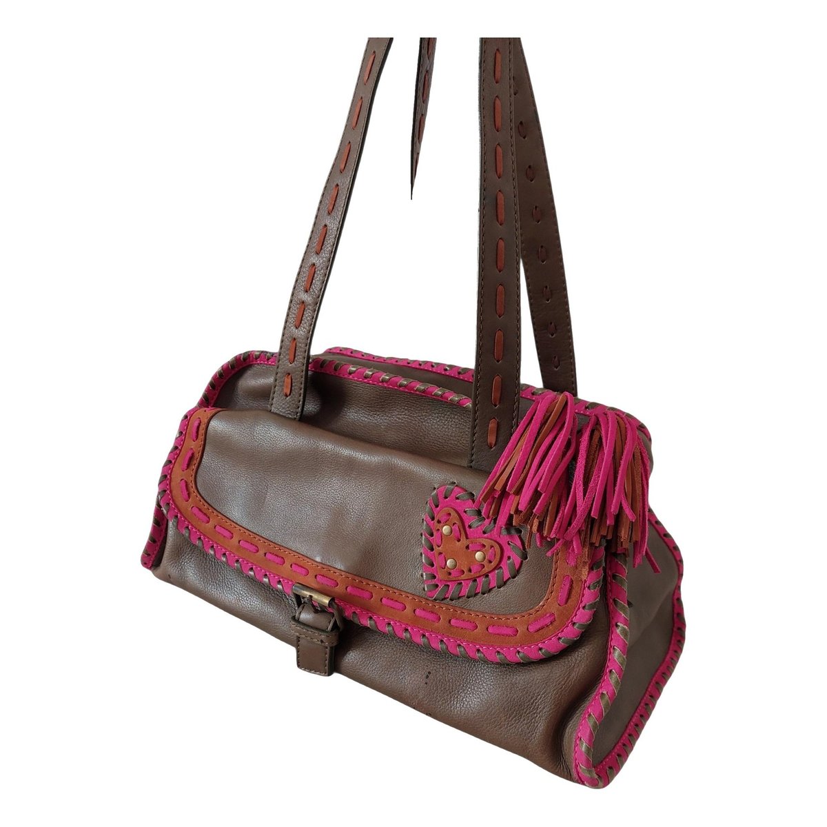 Leather handbag
