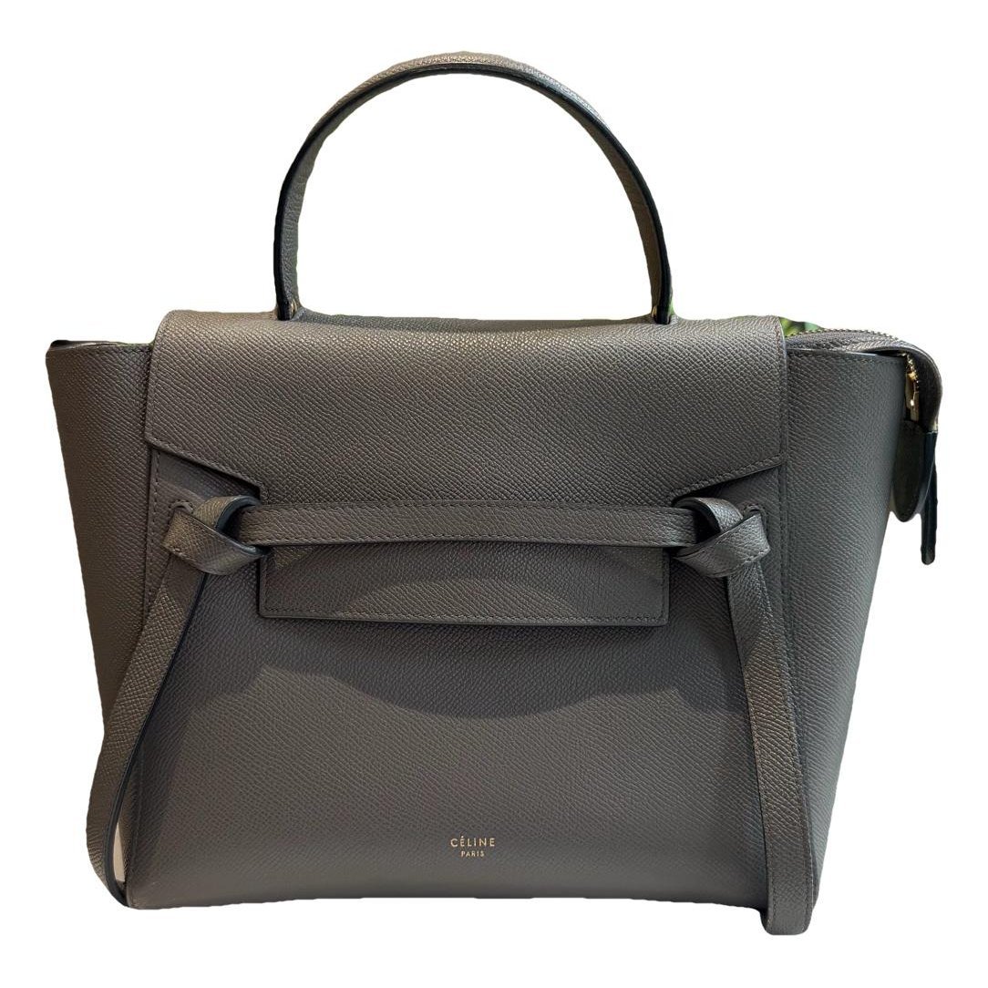 Belt leather handbag